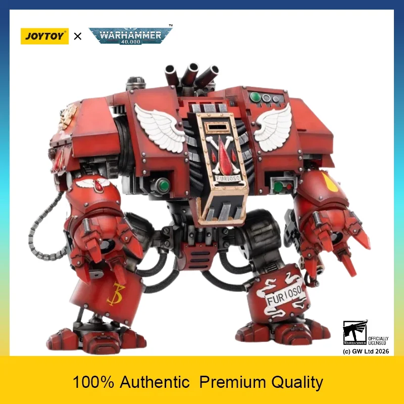 Коллекционная фигурка JOYTOY Warhammer 40K Blood Angels Brutalis Dreadnought Brother Samiel 1/18 JT2634 (научно-фантастическая серия), предзаказ