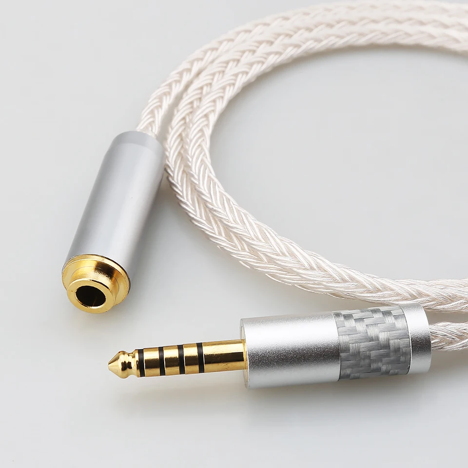 HIFI 16芯 7N OCC銀メッキヘッドホンイヤホン延長ケーブル XLR 2.5mm