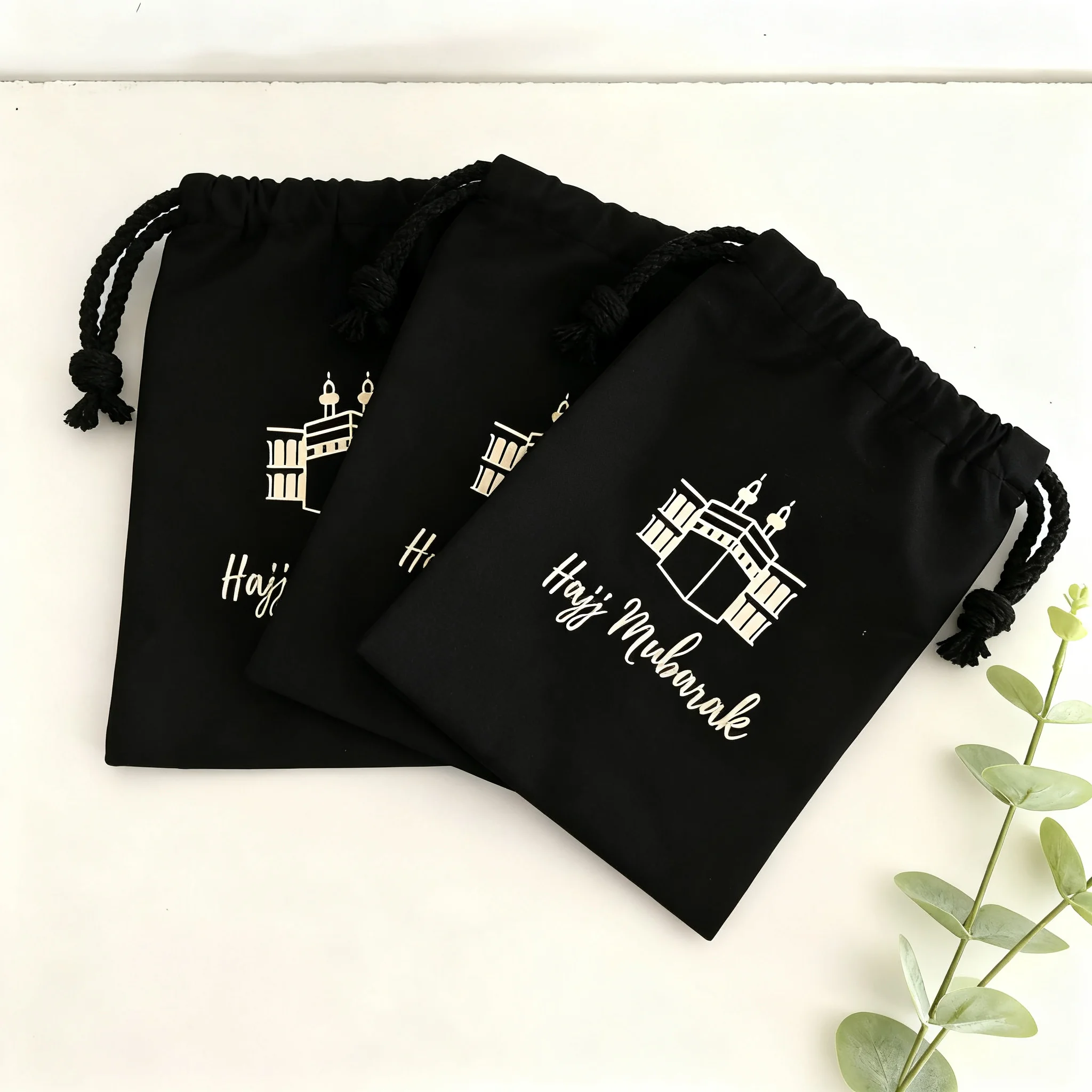 5 قطع كعباء حج مبارك شنطة هدايا مسلمة إسلامية رمضان كريم عيد الأضحى رمضان هدية عيد للأطفال ديكور الأسرة #1