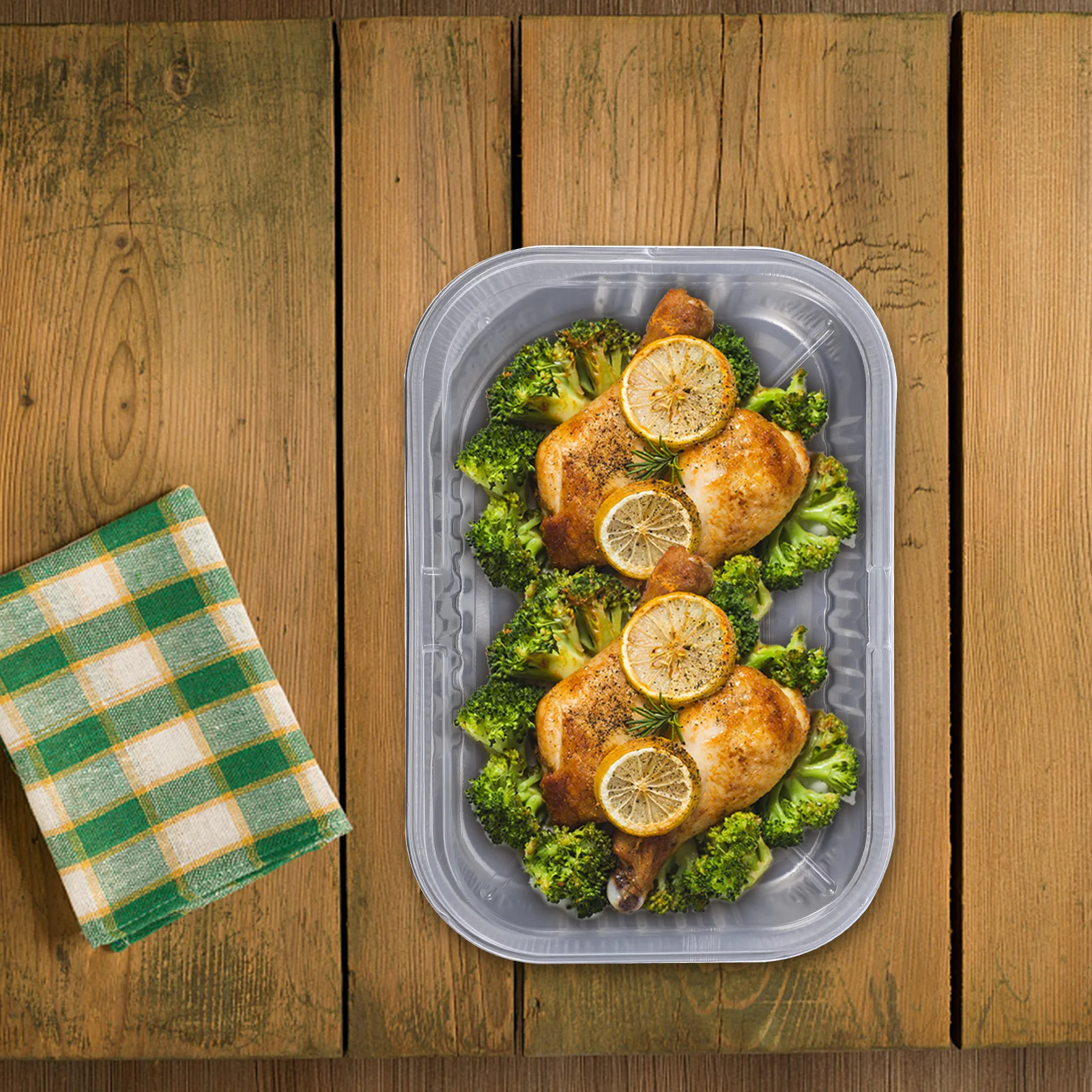 

10Pcs Aluminum Foil Pans Baking Containers for Bbq Grill Takeout Meals Foil Pans with Lids Baking Pan Multi-Use