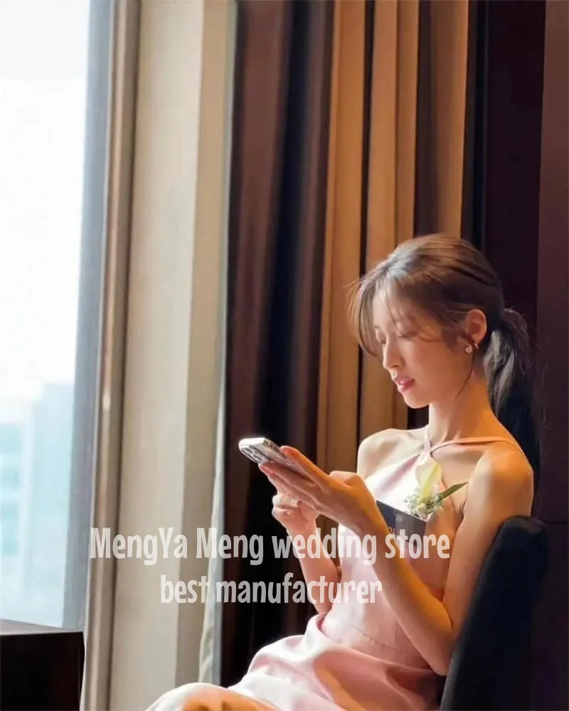 Рисунок 3 - ZHUISHU Розовые вечерние платья с бретелькой на шее