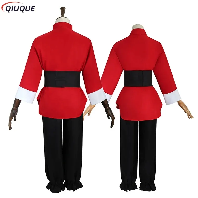 Anime 1/2 Saotome Ranma wig Halloween carnival party set red uniform male and female cosplay costume sf/1