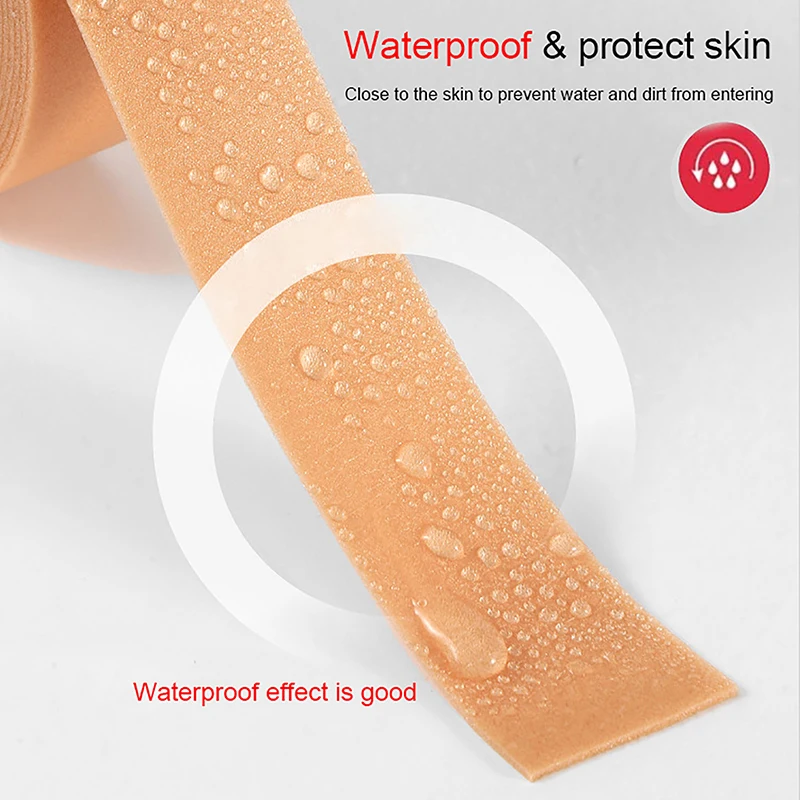 1 Roll Transparent Invisible Anti-wear Tape Breathable Tearable Adhesive Tape Bandage Medical Plaster Foot Heel Sticker Tape