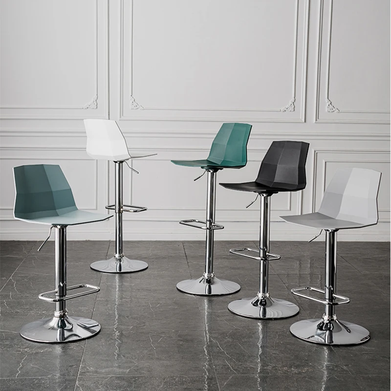 # Height Influencer Plastic Island Pub Home Bar Chair Swivel Counter Stool