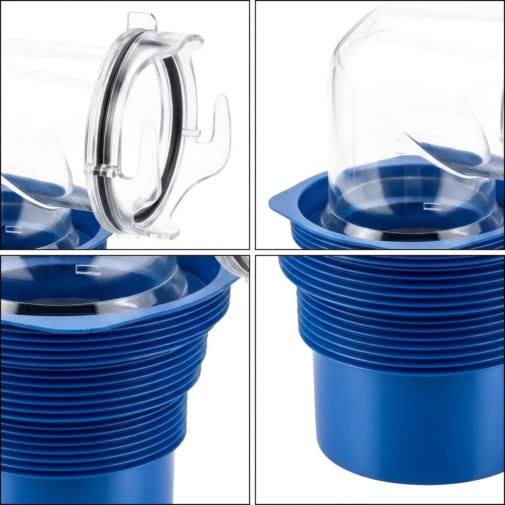 RV Black Water Hose Elbow 90 Deg with 4 in 1 Adapter for Seamless Connection to 3 inch 3.5 inch 4 inch NPT Ports