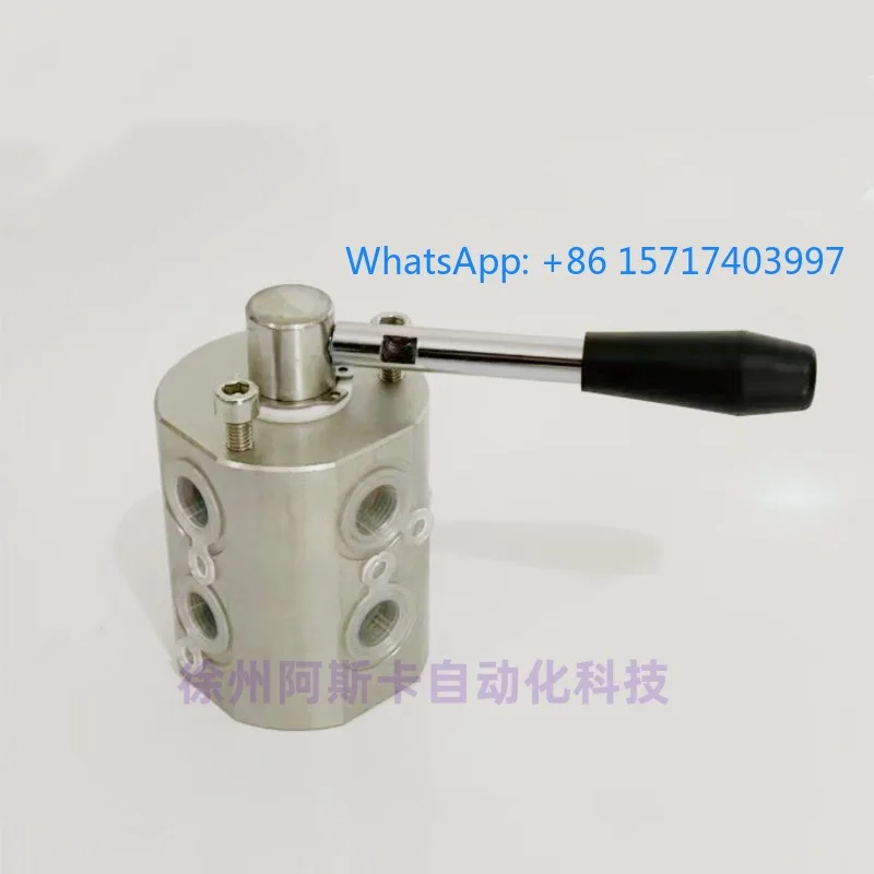 Two position six way hydraulic valve o-il circuit manual steering valve directional valve