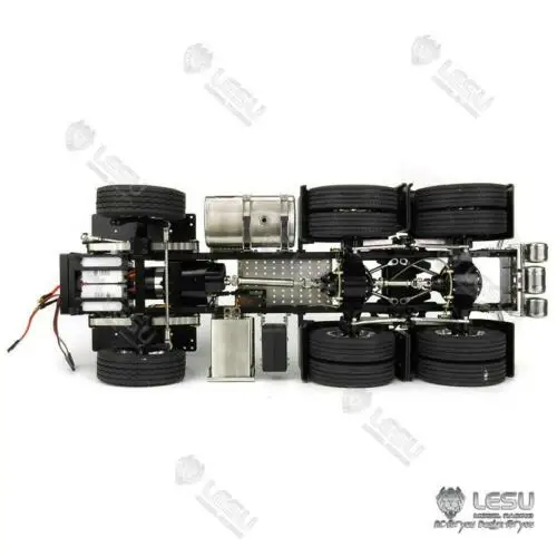 

6*4 Lesu 1/14 TGX RC Tractor Truck Trailer Metal Chassis Motor Servo ESC For Diy Tamiyaya Model Th16374