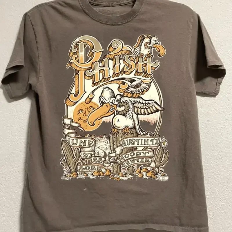 Poster Phish at Moody Center Austin TX 27 28 June 2025 shirt KV38267