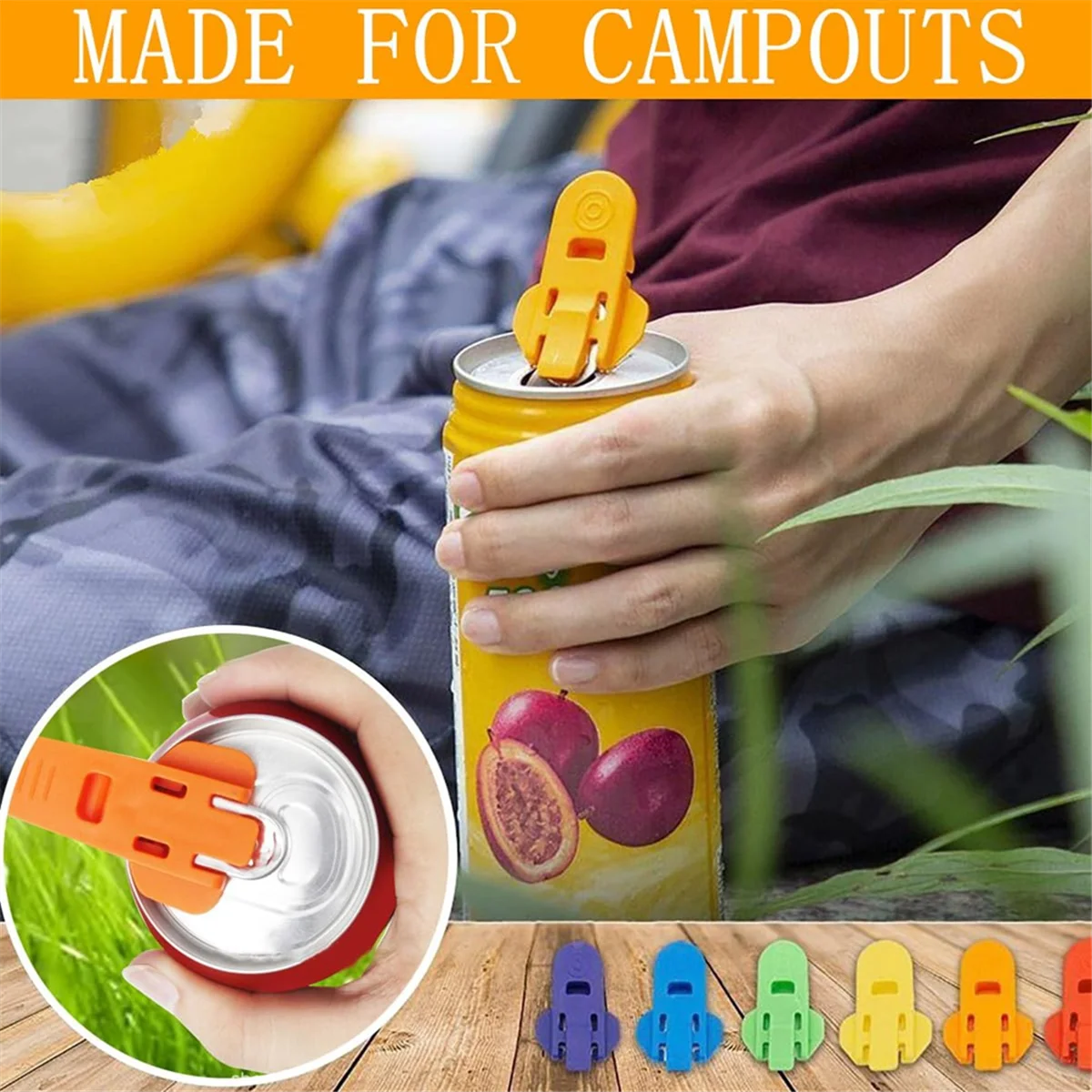 24 PCS Manual Easy Can Opener Colorful Drink Can Protector Cap Leakproof Soda Top Ring Opener Tool for Cokes Beer Tab