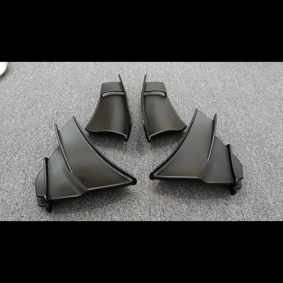 Sanehou Motorrad-Seitenspoiler Für Ducati Panigale V2 / V4 / S / R – Mattschwarz, Aerodynamisch & Stylisch
