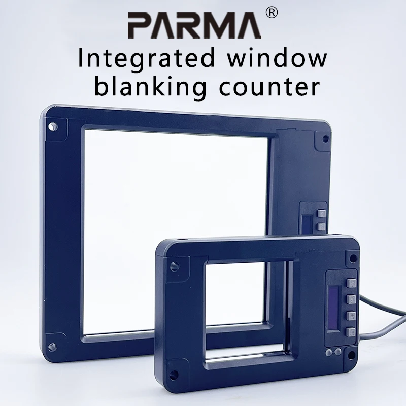 The window-integrated blanking counter is ready to use upon power-on and can sense objects of all sizes without blind spots