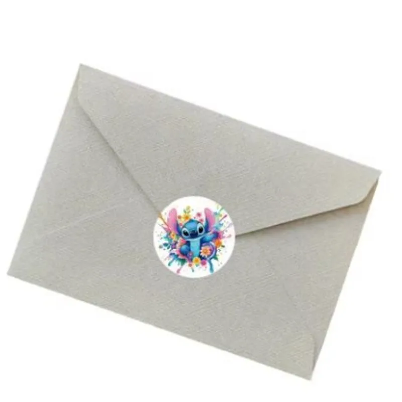 Disney Cartoon Aufkleber Rolle/500 süße Stich My Melody Kuromi Belohnung Aufkleber Student Handbuch Geschenk Dekoration Aufkleber