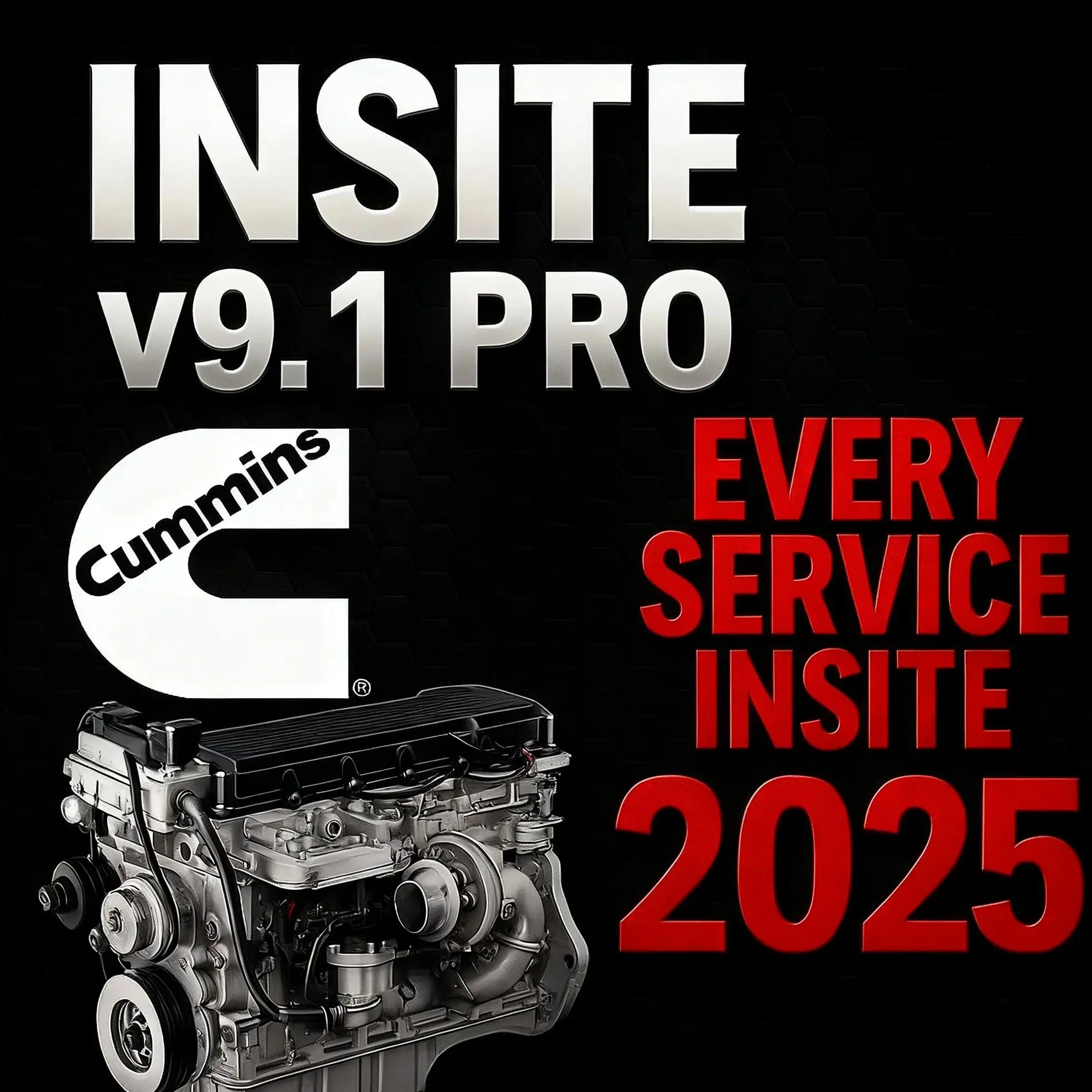 

Cummins Insite 9.1 PRO Level Fleet Cals Zap + INCAL 2025.10 Калибровка чтения кода неисправности Программирование ECM Параметр HGWU