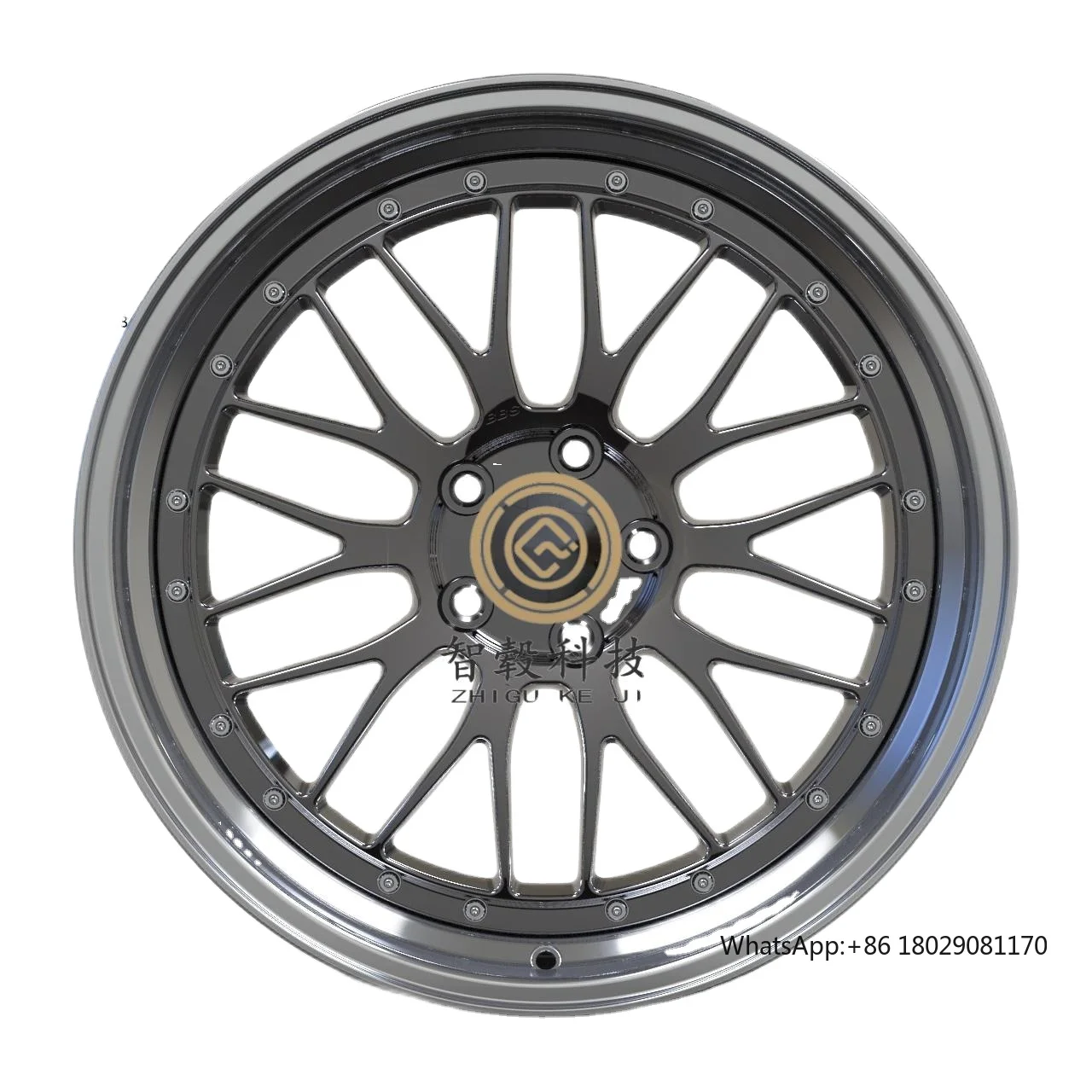 

Customized rims T6061 forged aluminum alloy 18 19 20 inch 2-piece set of 3-piece luxury forged wheels