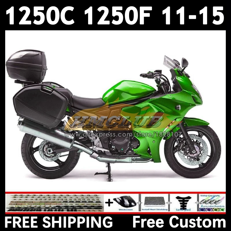 Bandit For SUZUKI green metal GSX1250F GSX1250 FA C 11 12 13 14 15 35No.2 GSXF1250 GSX1250C 2011 2012 2013 2014 2015 Fairings