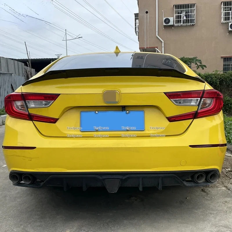 For Honda Accord 10th Generation 2018-2022 High Quality ABS Material Rear Trunk Lip Spoiler Wing Body Kit Accessories