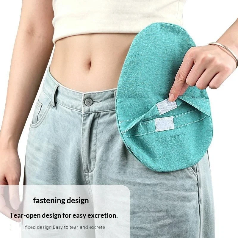 1Pcs Reusable Ostomy Bag Protector Adjustable Breathable Washable Colostomy Pouch Cover for Postoperative Use