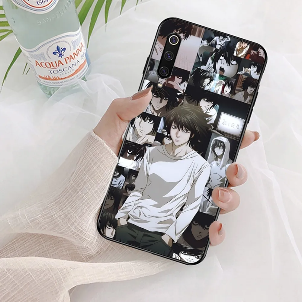 DEATH NOTE L Lawliet Phone Case For Xiaomi Mi 5X 8 9 10 11 12 lite pro 10T PocoX3pro PocoM3 Note 10 pro lite