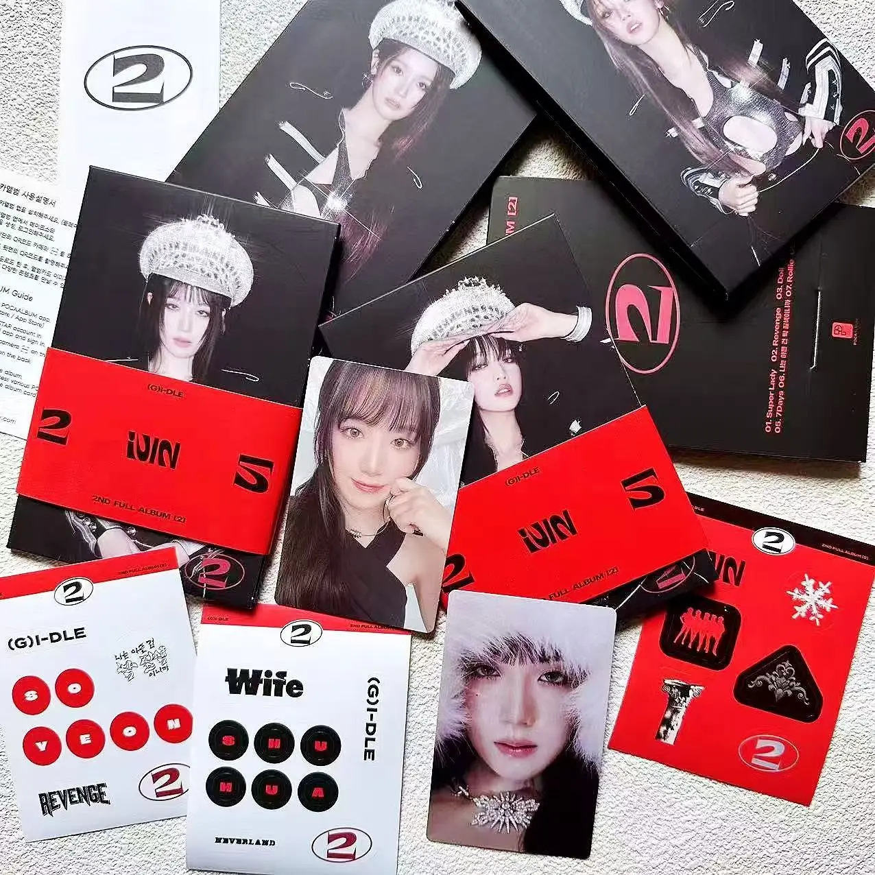 1pack I-DLE Superlady Random Cards 2nd Album Photocard MIYEON