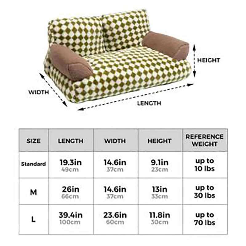 Luxury Cat Bed Soft Disassembled Dog Bed Cat Sofa Customs Made LOGO Pet Manufacturer Pet Supplies