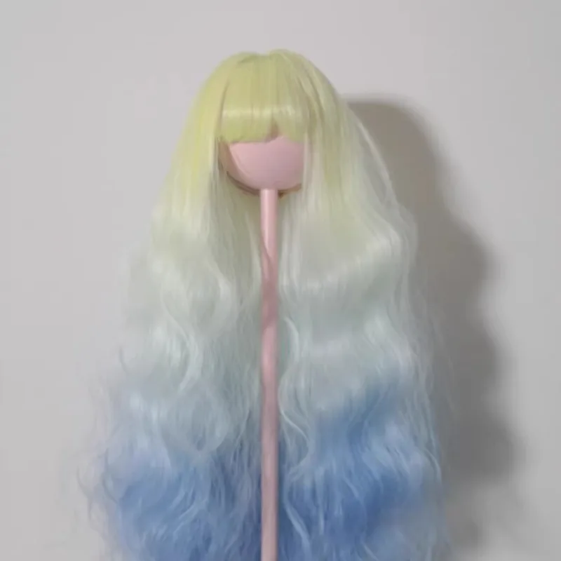 

BJD Doll Wig Gradient Stained Mid Boundary Wave Curly Hair