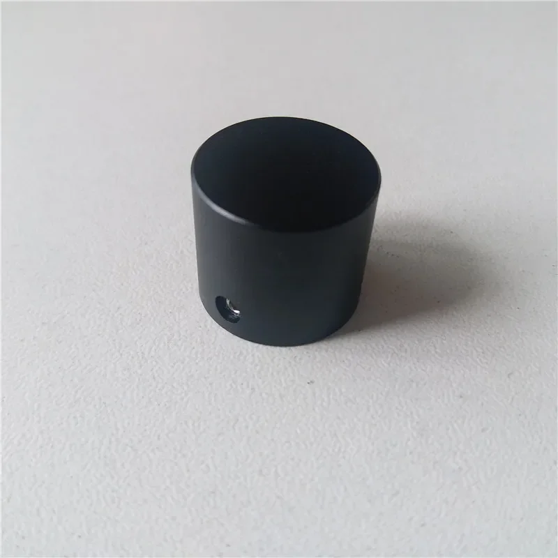 5pcs Aluminum Alloy Knob Black Instrument Encoder Potentiometer Knobs Matte 18*16mm Button Volume Switch Tube Amplifier Control