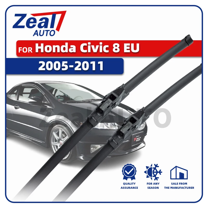 

Передние щетки стеклоочистителя с левым рулем для Honda Civic 8 European Hatchback 2005-2011, лобовое стекло, 26 "+ 23" HD, щетки от дождя, аксессуары
