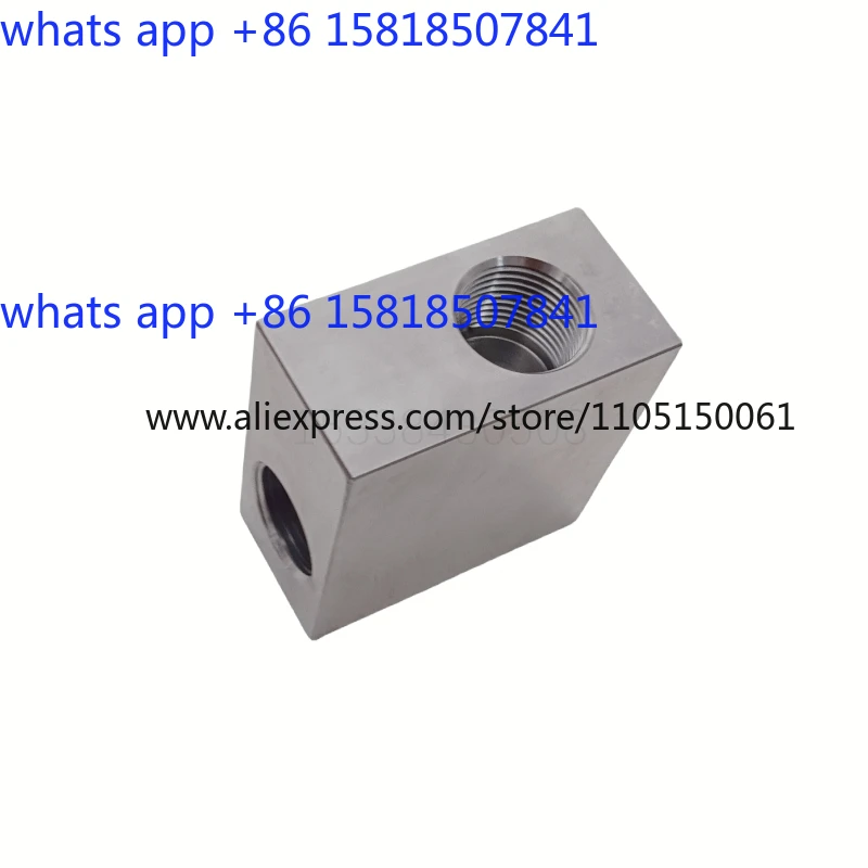 Right angle two-way peak imperial metric two-way two-way high-pressure pipe adapter