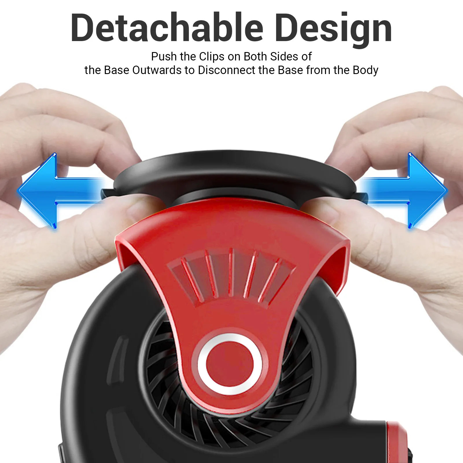 12V Car Heater Fast Heating 2 in 1 Cool Warm Modes Plugs Into Lighter Windshield Defroster Plugs Into Lighter for SUV Taxi