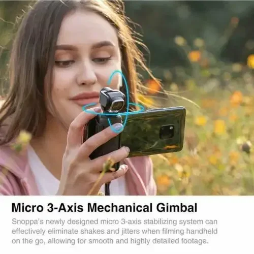 Snoppa Vmate Palm Sized 6-Axis Handheld Pocket  4K  118g Wifi Connection With Microphone 90 Degree Rotating Lens