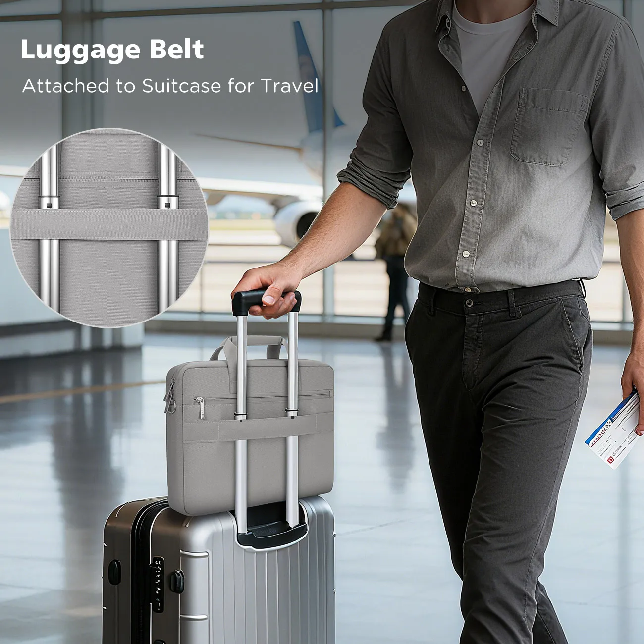 NIDOO Multi-use Strap Laptop Bag Sleeve 13 14 15.6 Inch Notebook Case For Macbook Air Pro Computer Shoulder Handbag Briefcase