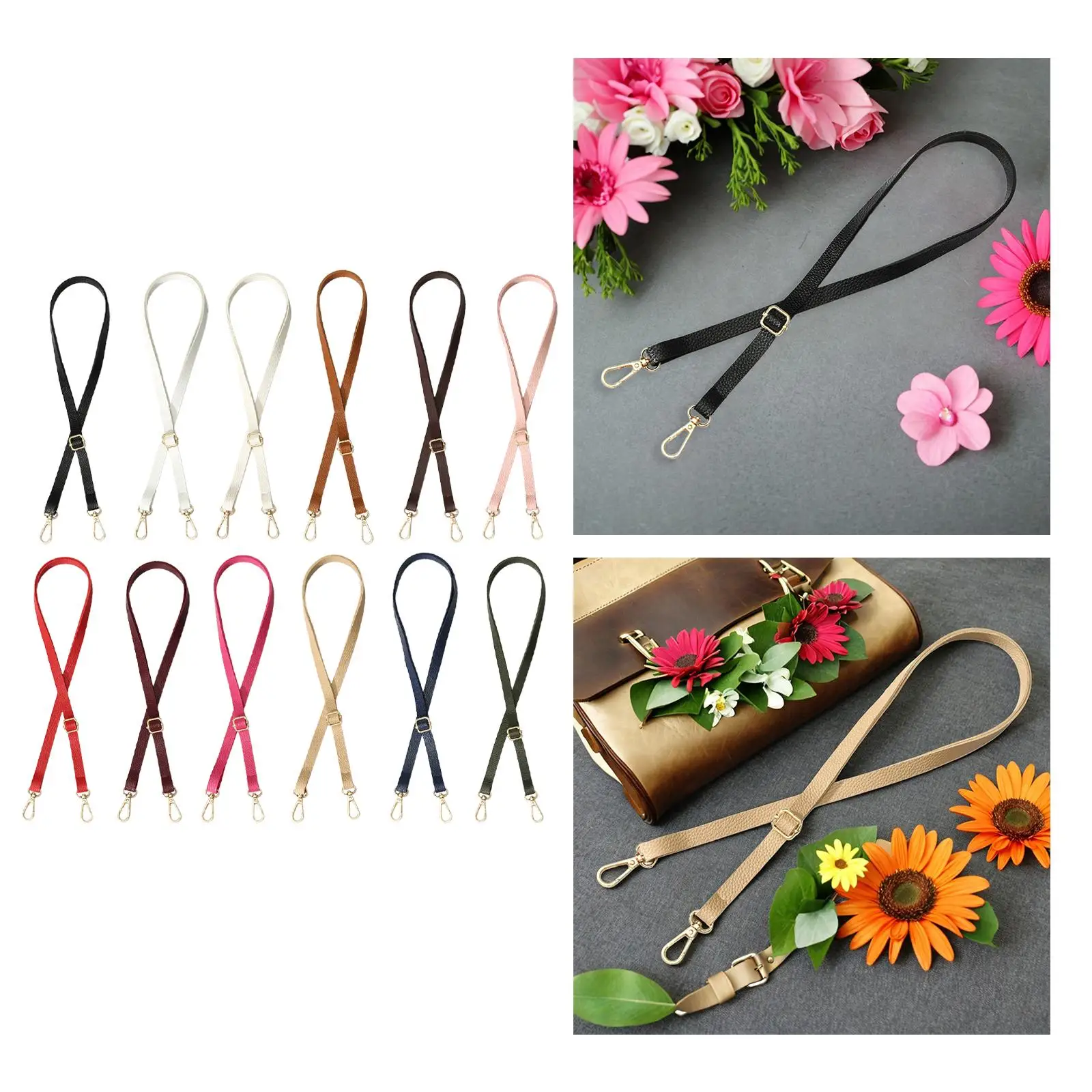 

Handbag Strap with Buckle for Customization, Lightweight Cross Body Option