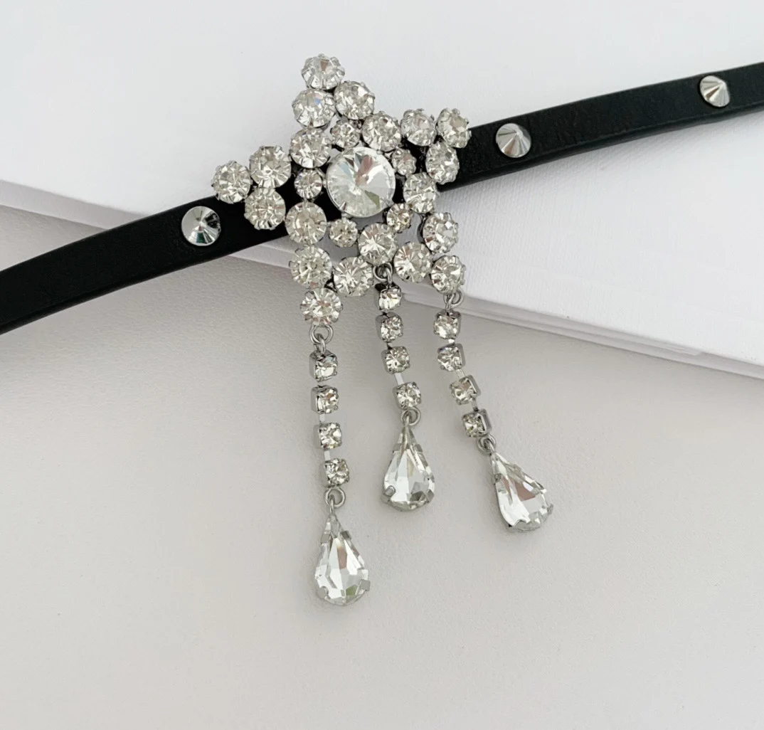 Nnecklace Temperament Light Luxury Personality Star Collar For Women Luxury Collares Para Mujer Collar Jewelry Collier Femme