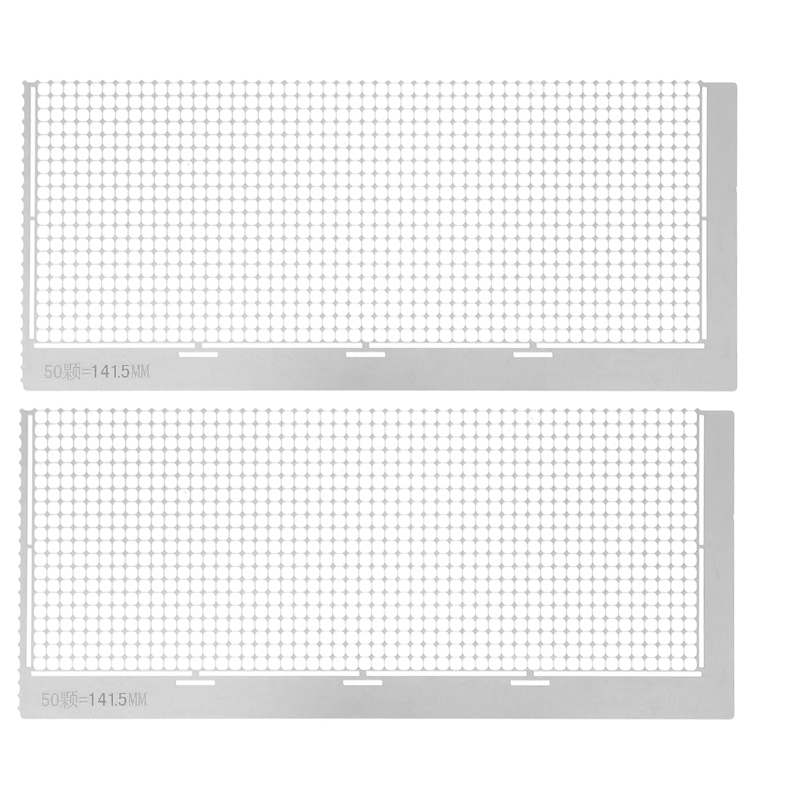 

2Pcs Diamond Art Accessories Stainless Steel Ruler Precise Placement DIY Crafts Painting Tool Efficient Crafting Solution