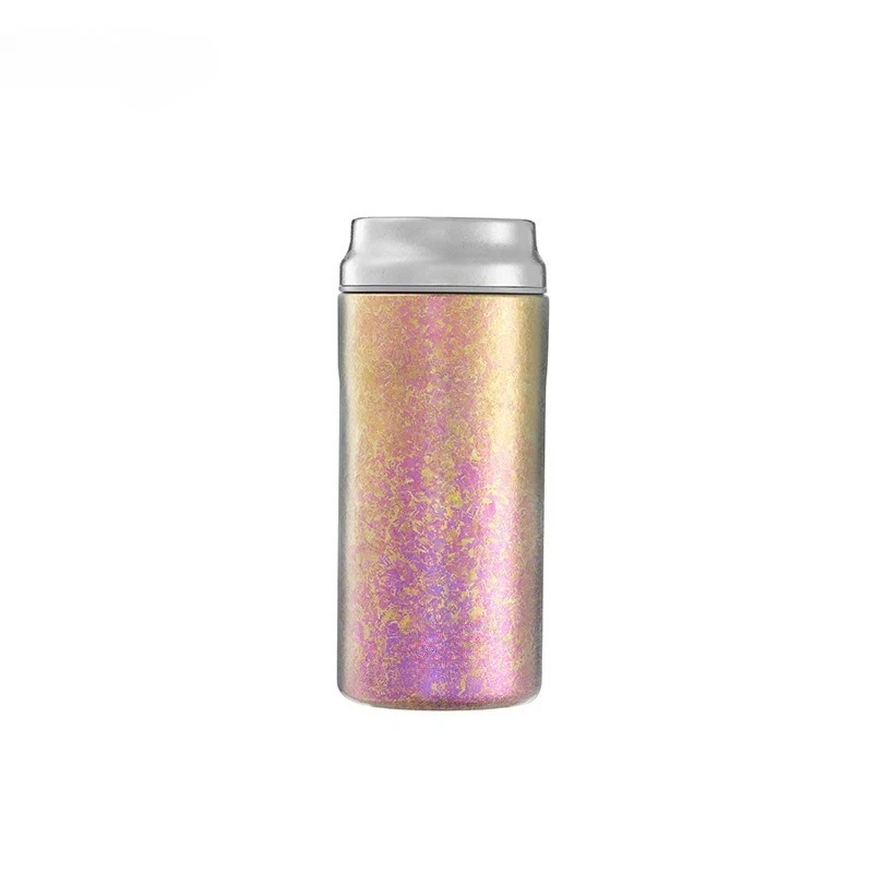 

Pure titanium radiant color, accompanying pocket cup, travel portable, coffee cup, small capacity, modern thermal insulation cup