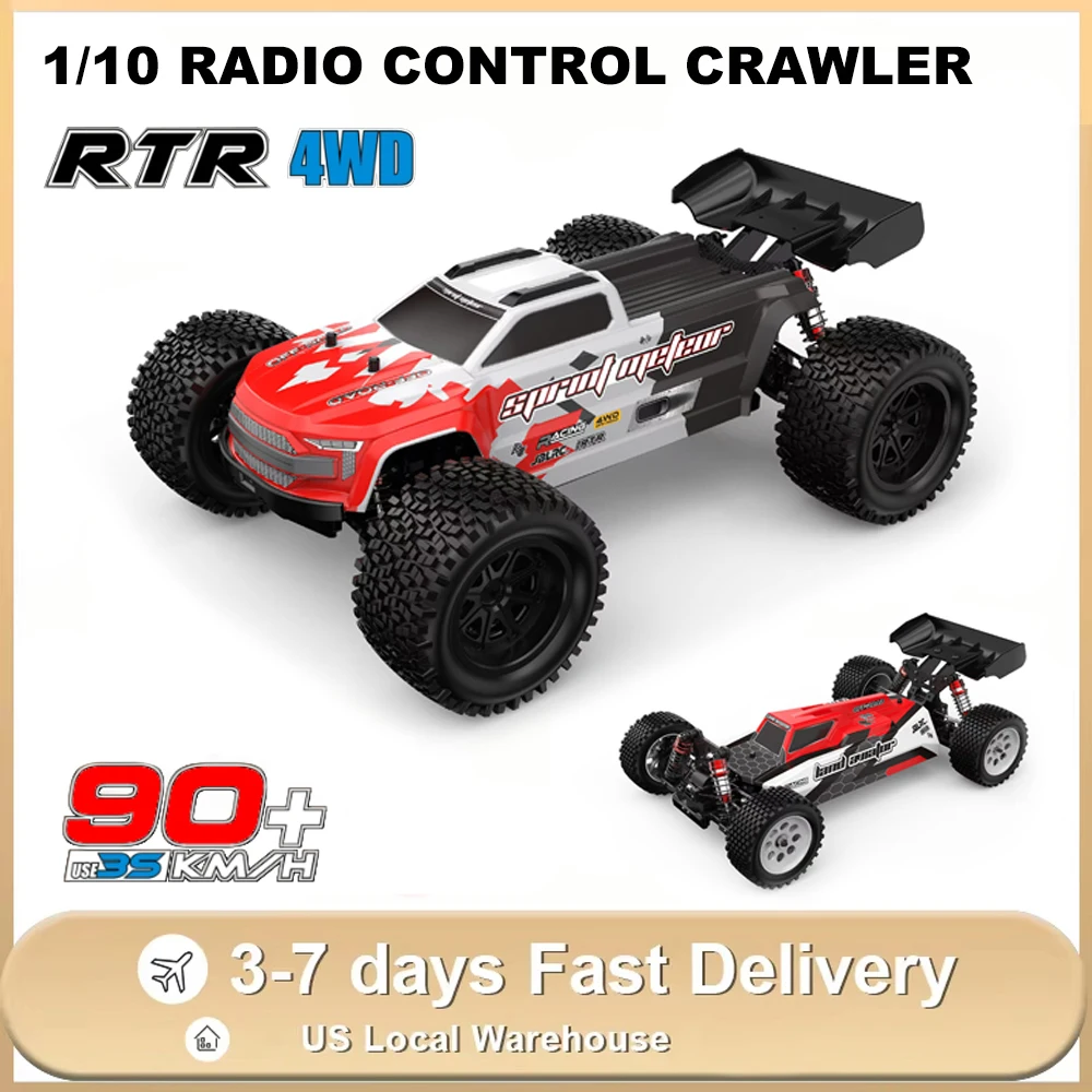 

1/10 RC Car 70km/h 90km/h High Speed 4WD Off-Road Crawler 4x4 RTR Brushless Electric Remote Control Climbing Vehicle Model