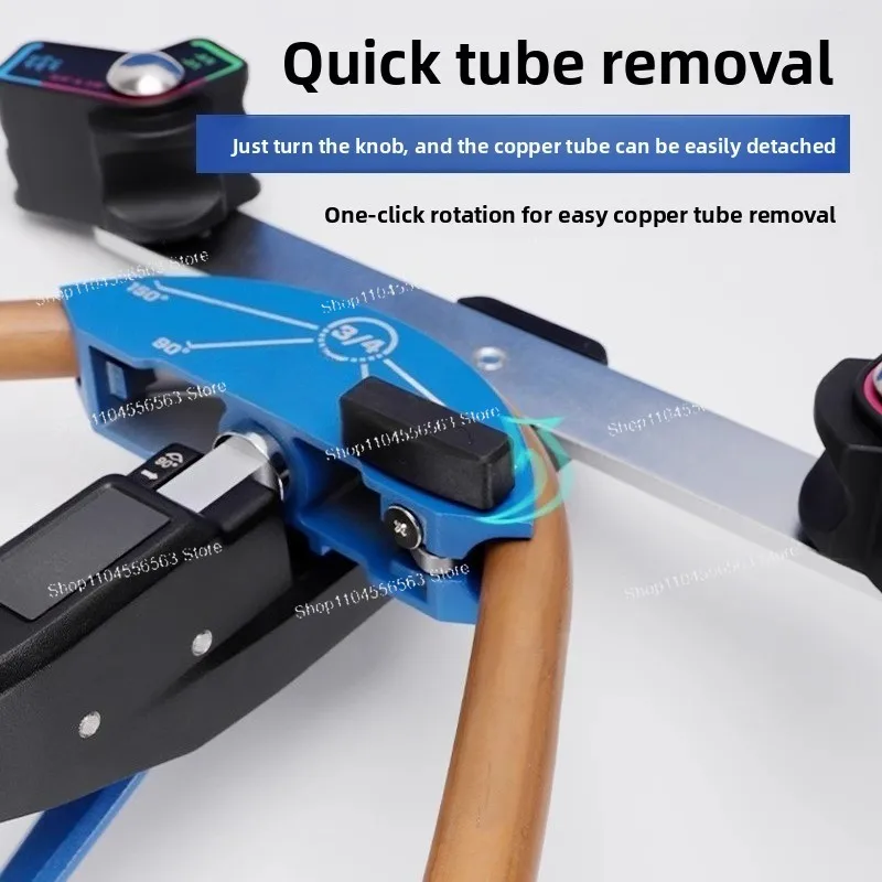 Combination Manual Pipe Bender Set – 10-22mm Dual-Direction Tube Bender for Air Conditioning Copper Pipes