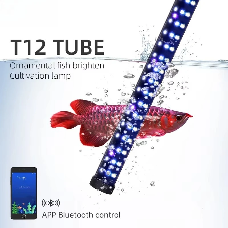 

New Arrival Dimmable Waterproof UV Aquarium Light with App Control for Fish Tank Arowana Tanning Light