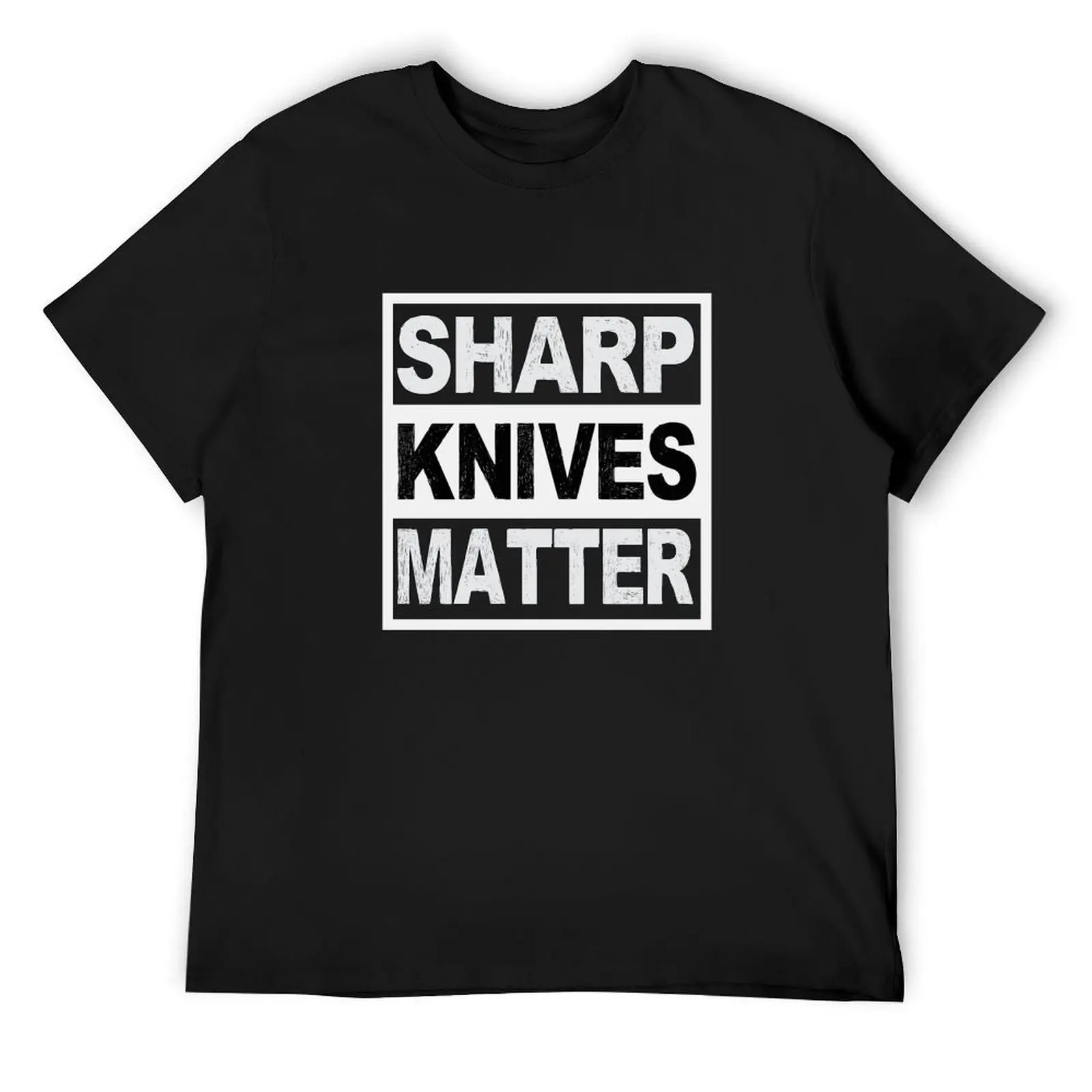 Sharp Knives Matter T-Shirt oversized t shirt customizeds mens graphic t-shirts