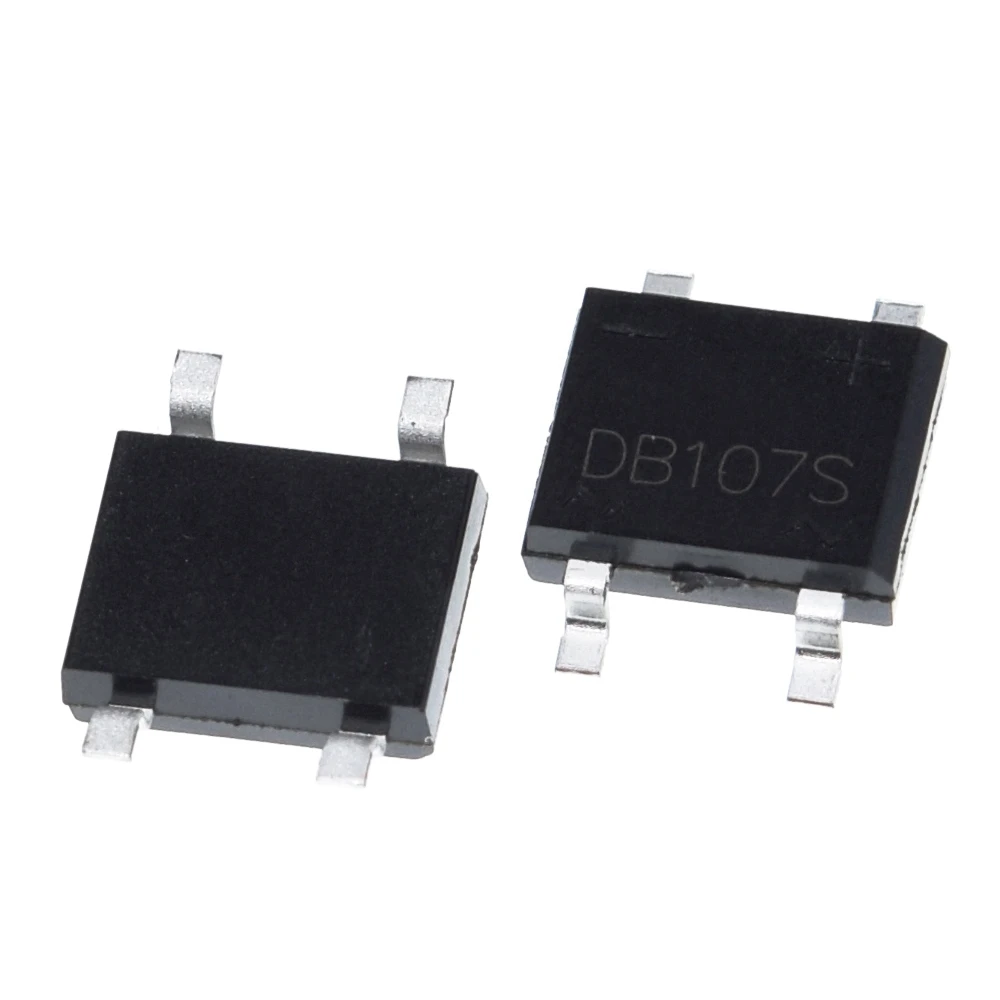 10PCS SMD DB107 DB107S 1A 1000V Single Phases Diode Rectifier Bridge