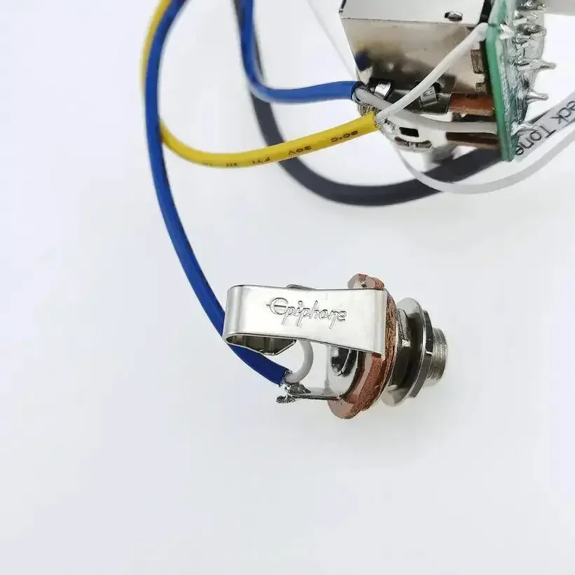 Yue Yun Music Store-1 Set Electric Guitar Pickup Wiring Harness Push Pull Switch Potentiometers-Hot Sale