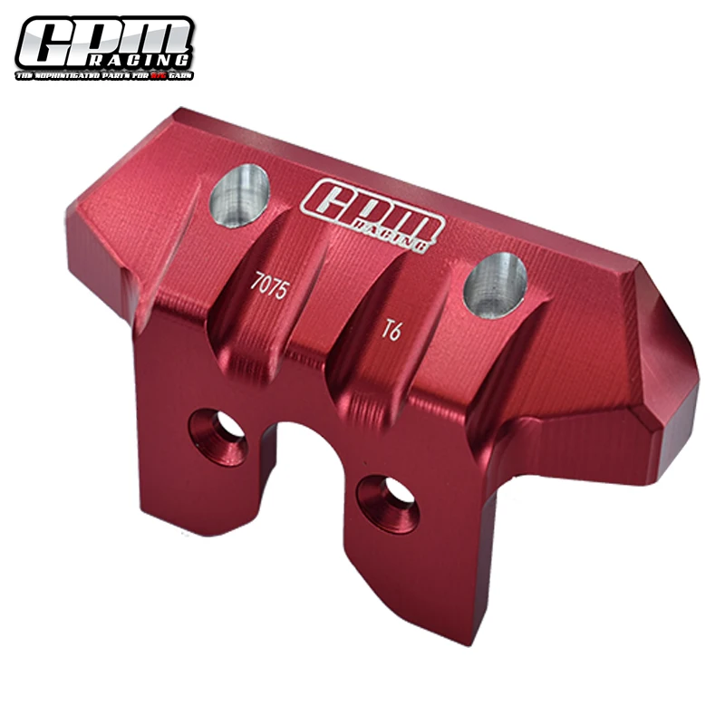 GPM อลูมิเนียม 7075 กันชนด้านหลังสําหรับ TRAXXAS 1/8 Sledge รถบรรทุกมอนสเตอร์ 95076-4