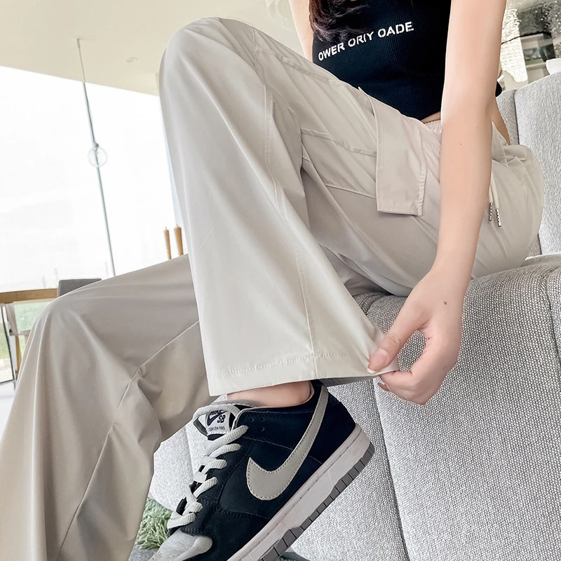 

Брюки-карго женские унисекс зимние парусиновые Y2K пошив джентльменские элегантные городские профессиональные антихолодные уютные мягкие ПР против морщин