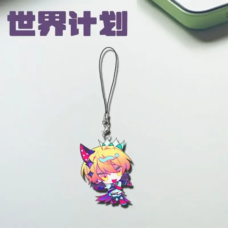 Project Sekai Colorful Stage keychain man Mobile phone Tsukasa Tenma Rui Kamishiro  Clear Personalized Designer Car Keychains