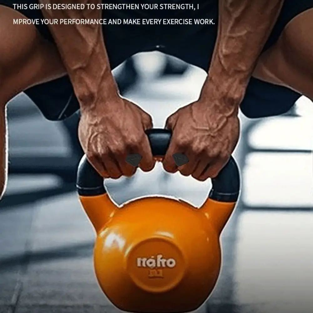 

1 Pair Anti-Slip Grip Strengthener Breathable No Sweaty Workout Grips Elastic Silicone Finger Expander for Dumbbell Lifting