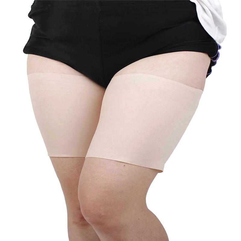 2Pcs Slimmer Band Anti Chafing Thigh Bands Leg Warmers Women Silicone Anti Slip Thigh Rose Leg Bands Summer Anti Friction Thigh