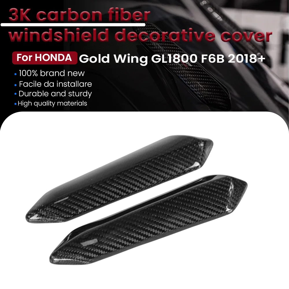 

Мотоциклетный обтекатель из дубового волокна 3k, декоративный чехол для лобового стекла для HONDA Gold Wing GL1800 F6B 2018 +