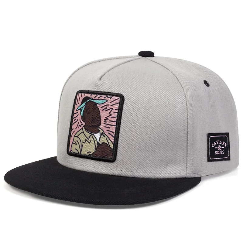 New High Quality Luxury male Era Women Men\'s HipHop Sun Hats Flat Top Baseball Cap Adjustable Snapback Gorras Hombre Sports Hat