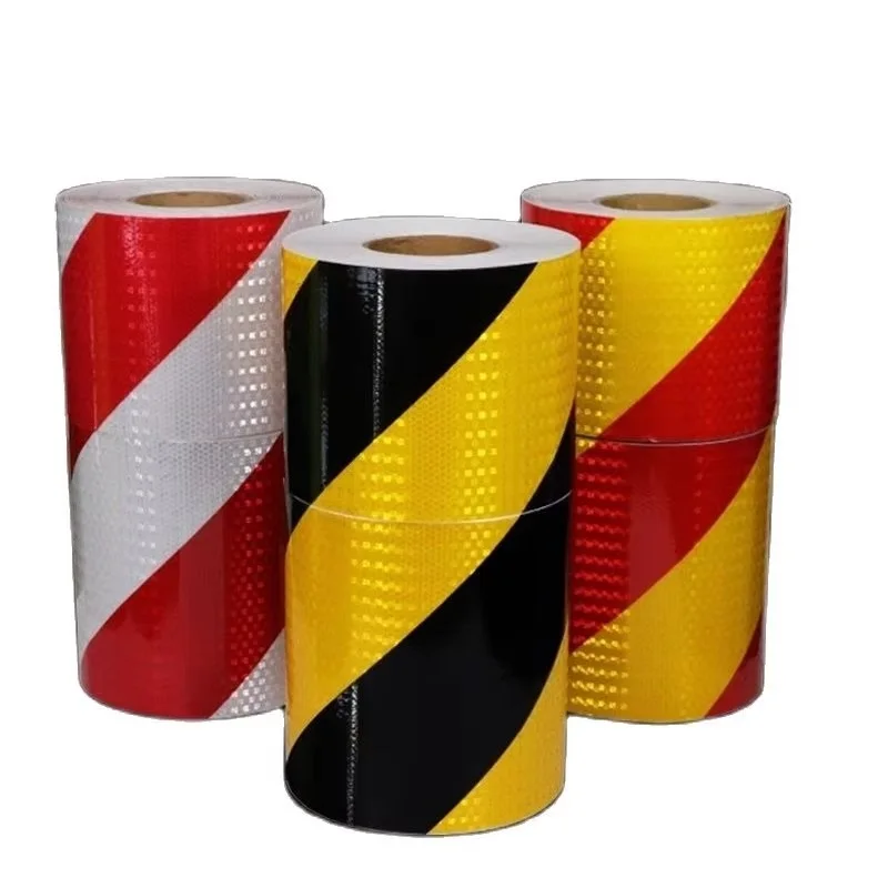 

5/10/15/20cm Twill Reflective Sticker Fluorescent Protective Road Signs Warning Safety Tape