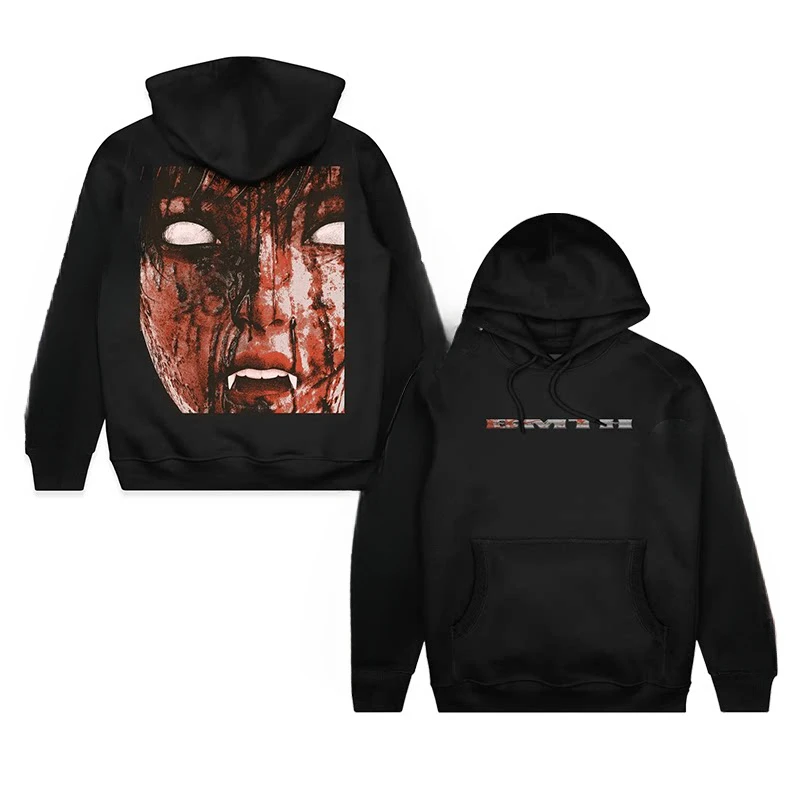 Leap Horizon Bring Me The Horizon Nuclear Black Metal Band Casual Loose Fitting Men's and Women's Hooded Sweatshirts Top